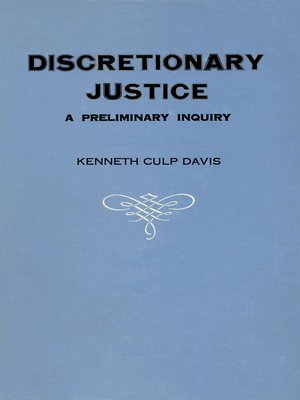 cover image of Discretionary Justice